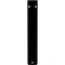 Ekena Millwork Traditional Wrought Iron Bracket, (Single center brace), Powder Coated Black 1 1/2"W x 10"D x 12"H BKTM01X10X12STR - alternate 5
